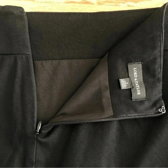 Lord & Taylor Black Pencil Skirt - Picture 6 of 7